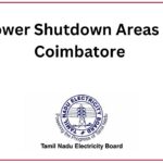 Power Shutdown Areas in Coimbatore