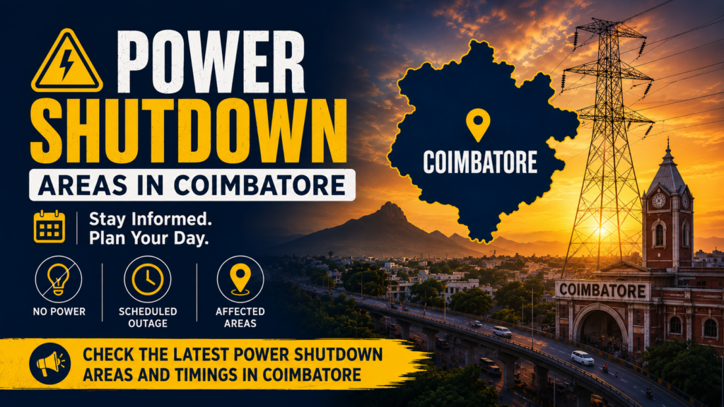 Power Shutdown Areas in Coimbatore